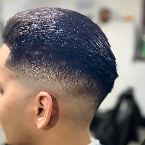 Detalhe da transição de um degradê